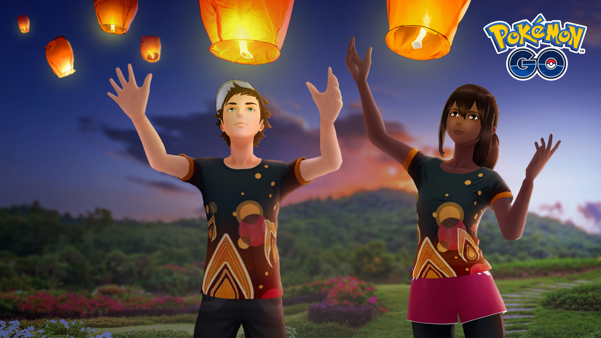 Festival of Lights shirt from the in-game shop