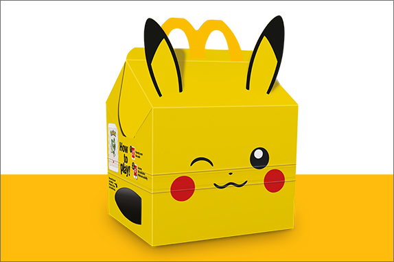 Pikachu Happy Meal Box