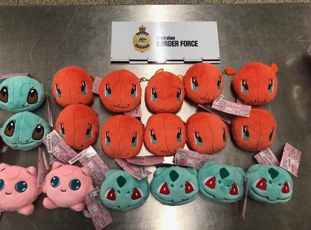 Allegedly counterfeit Pokémon products