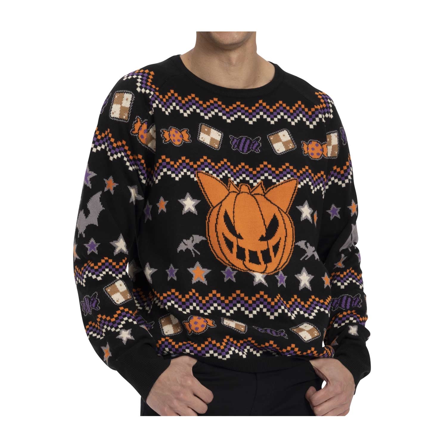 Pumpkin Gengar - Trick-or-Treat - Marvelous Misfits - Knit Sweater - Adult.jpg