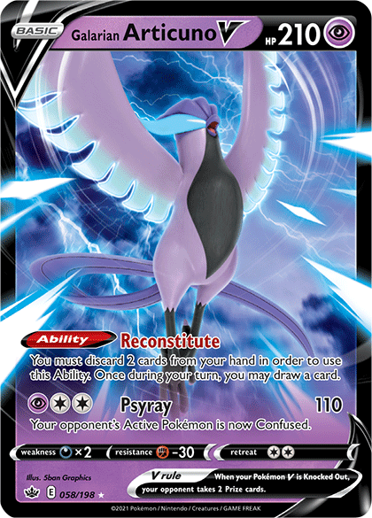 Galarian Articuno V (Chilling Reign 58).png
