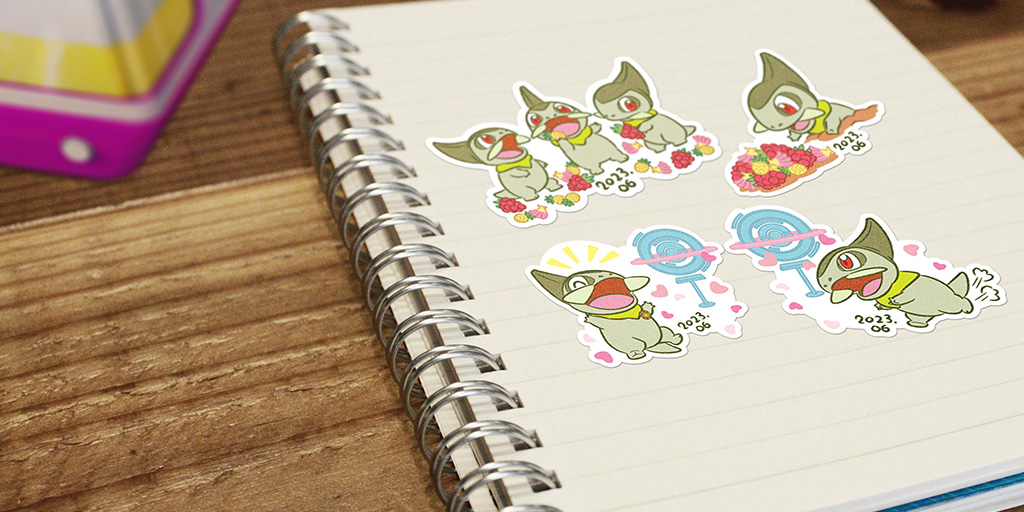 Pokémon GO Community Day June 2023 - Axew - Themed Stickers