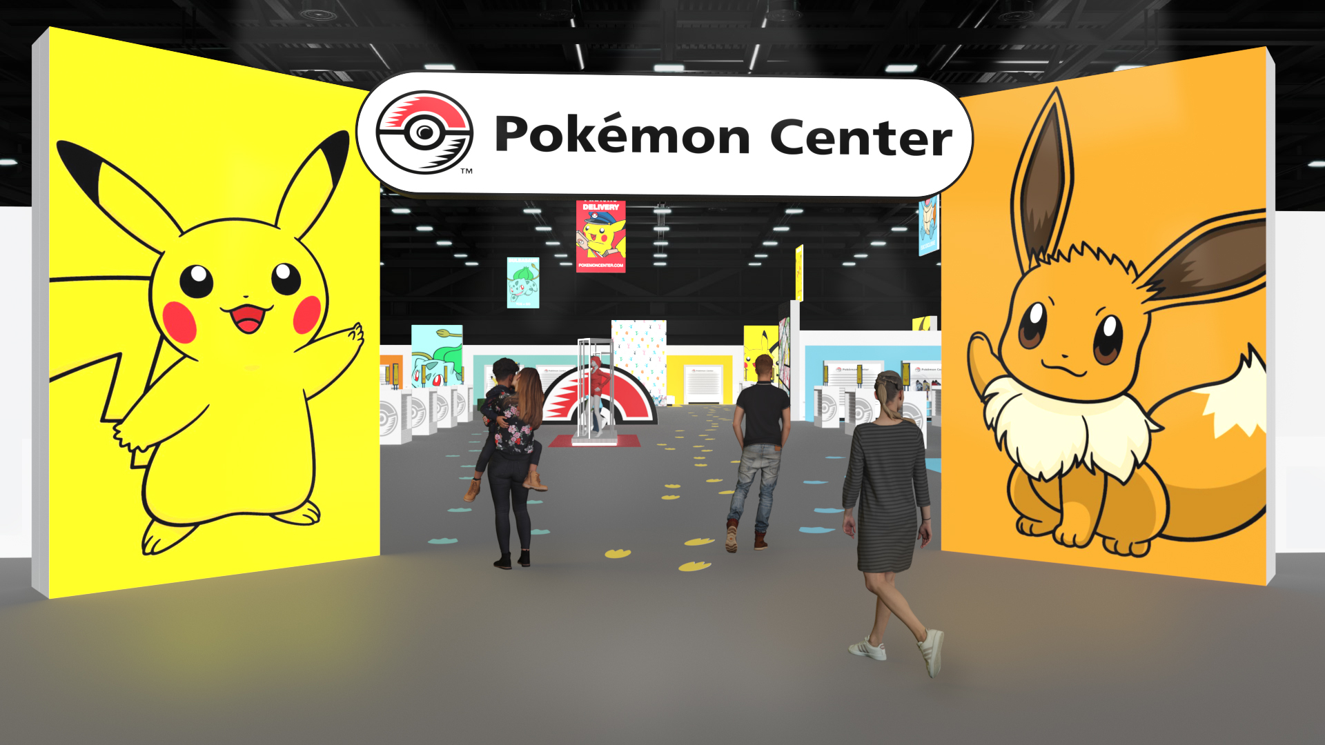 Pokémon Center EUIC Entrance View