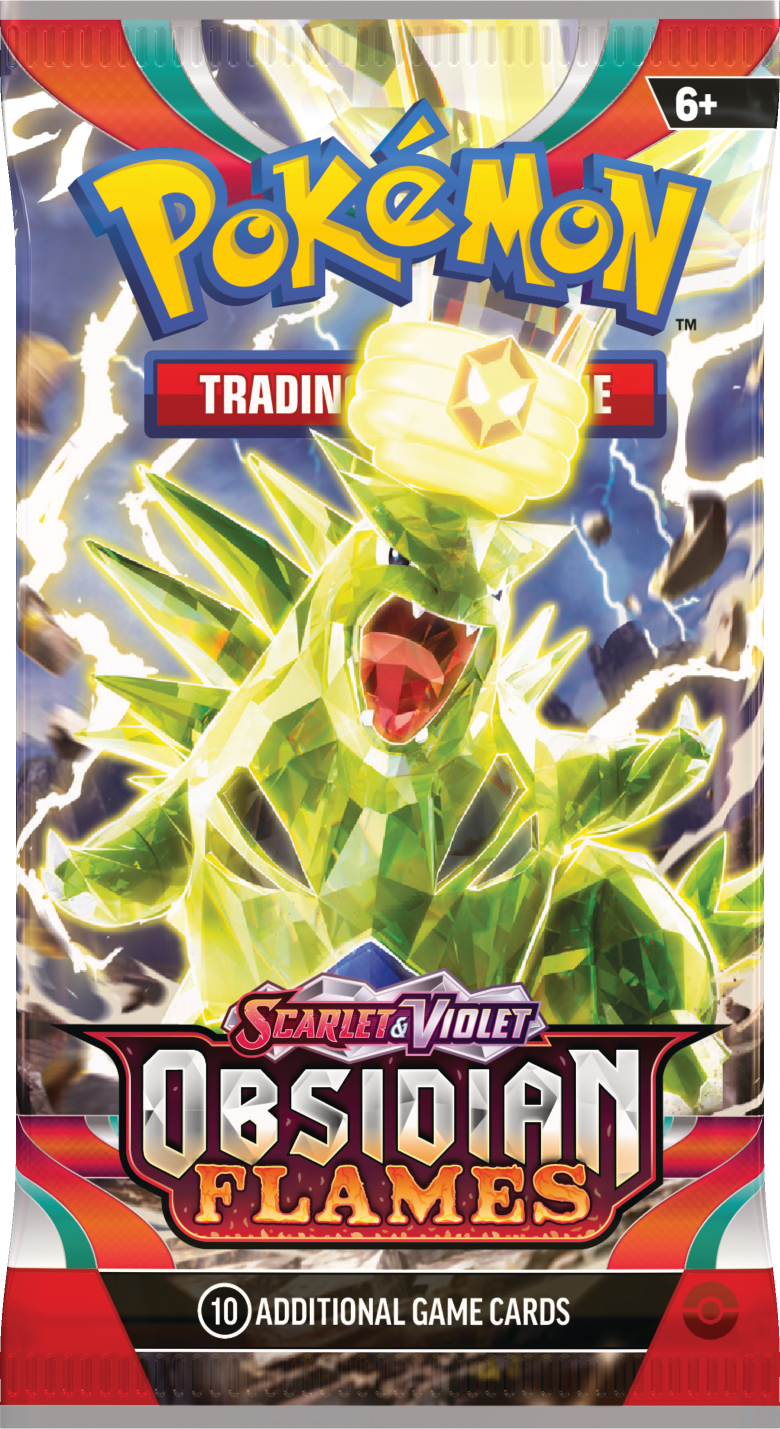 Scarlet & Violet - Obsidian Flames Booster Pack featuring Tyranitar