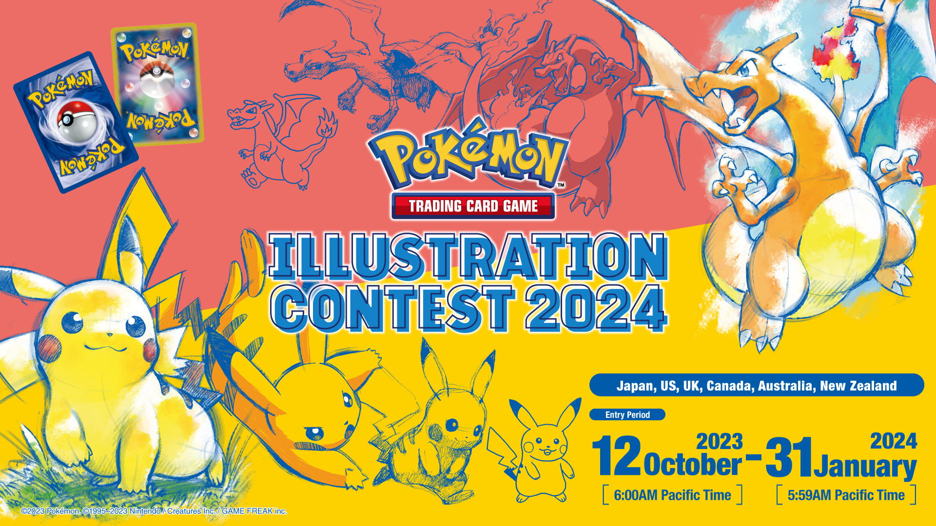 Pokémon Trading Card Game Illustration Contest 2024 - Key Art